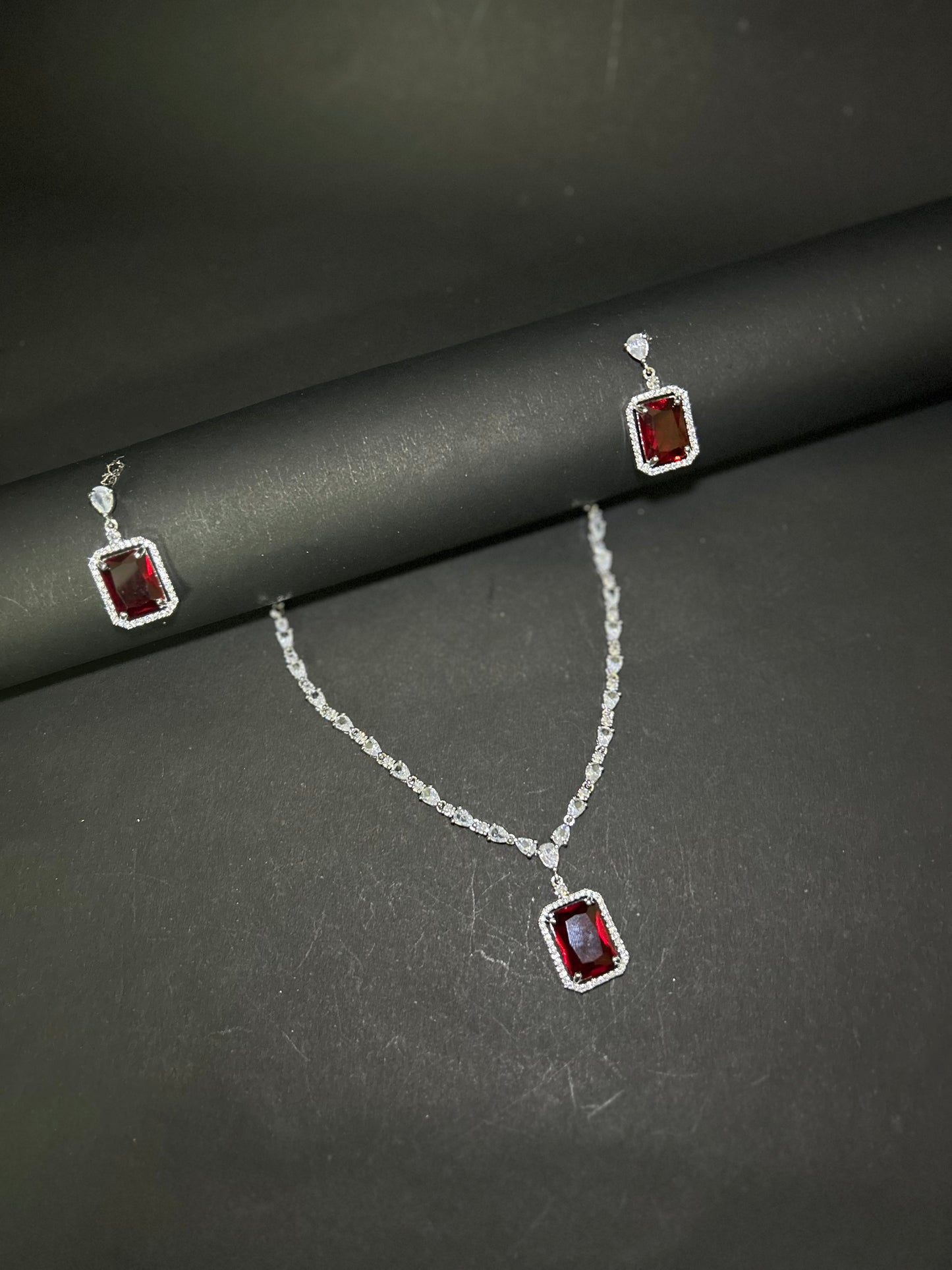 Ruby Luxe Necklace Set